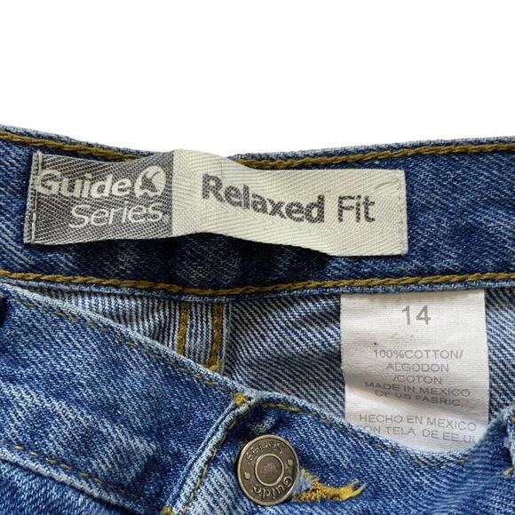 Guide Series Relaxed Fit Jeans Women's Size 14 Long Blue Denim - Picture 9 of 11
